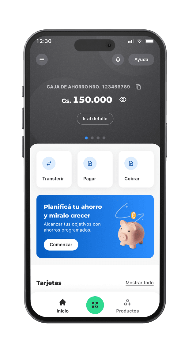 Ueno app mostrando el proceso de retiro de envío